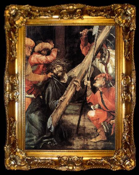 framed  Matthias Grunewald Carrying the Cross, ta009-2